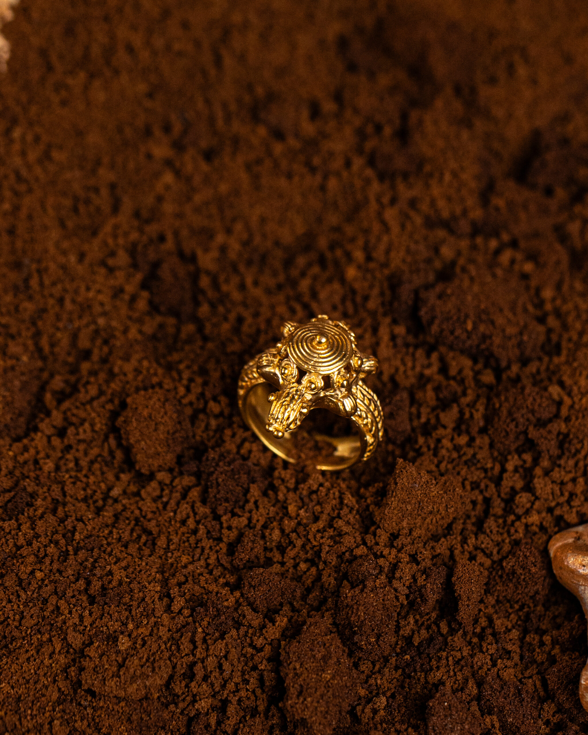 anello Tortuga della collezione I Precolombiani di Marte Gioielli di Marte Gioielli